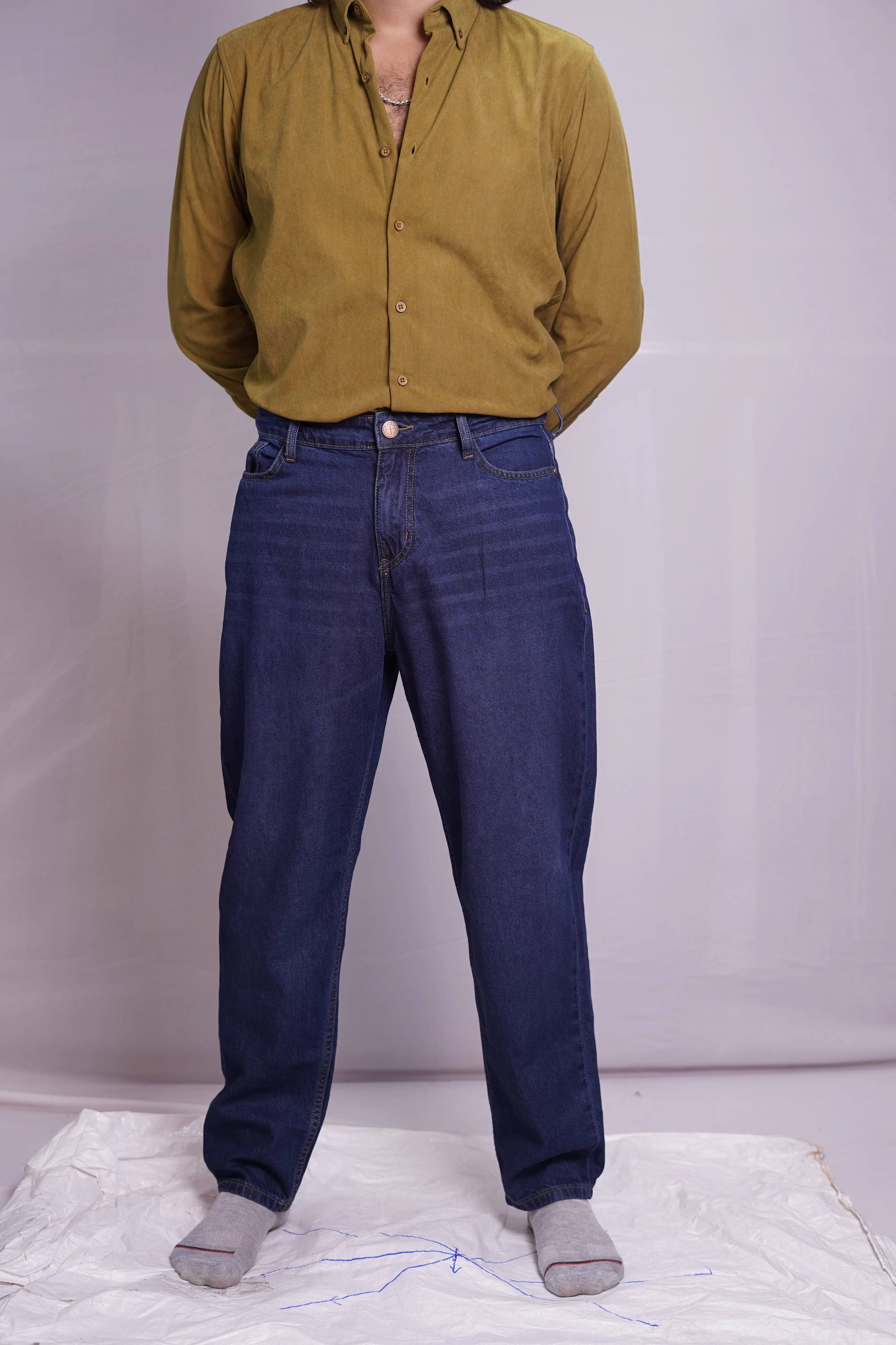 INDIGO BLUE MOMFIT DENIM PANT, photo 2 of 4