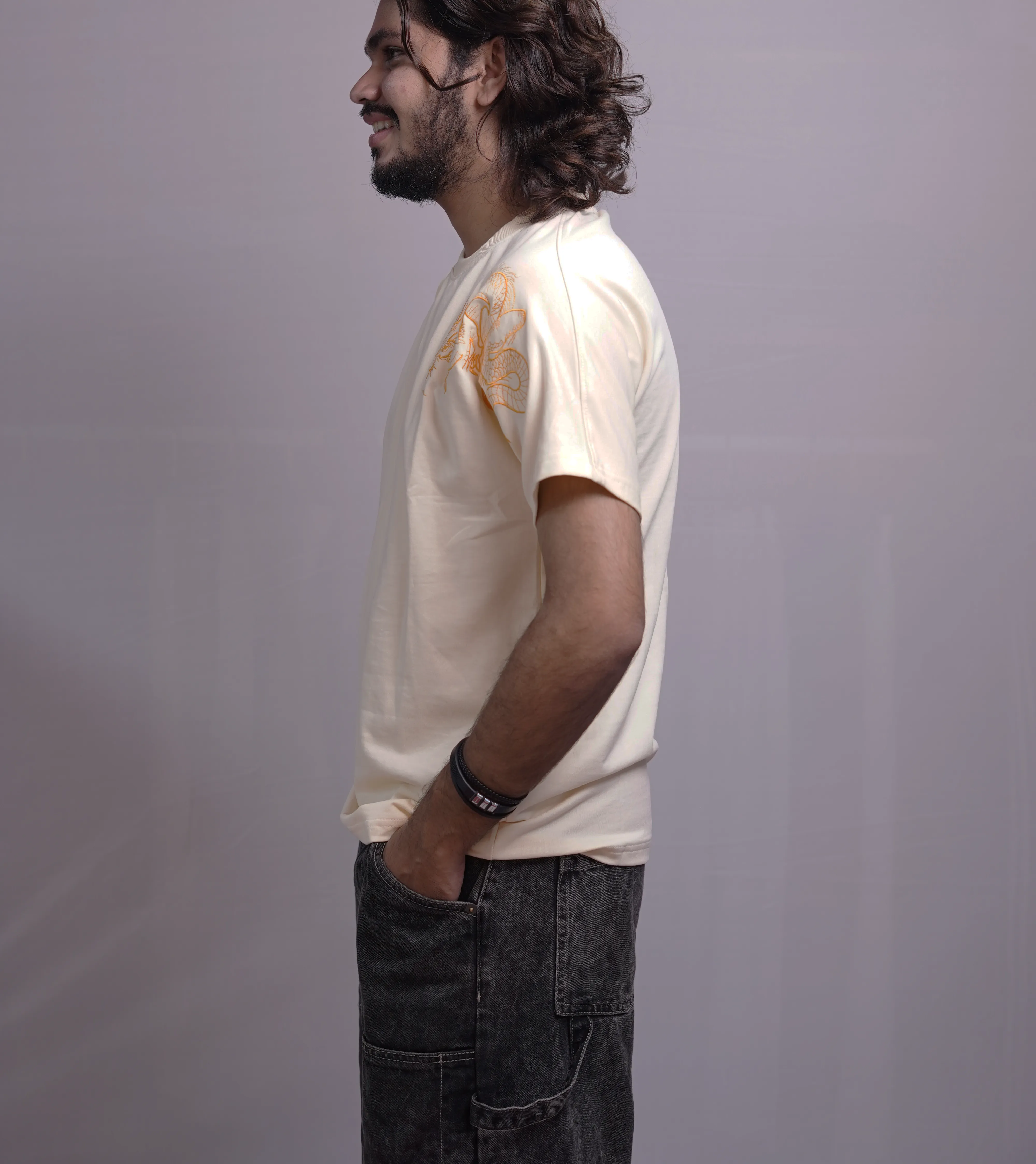 BEIGE DRAGON TEES, photo 2 of 3