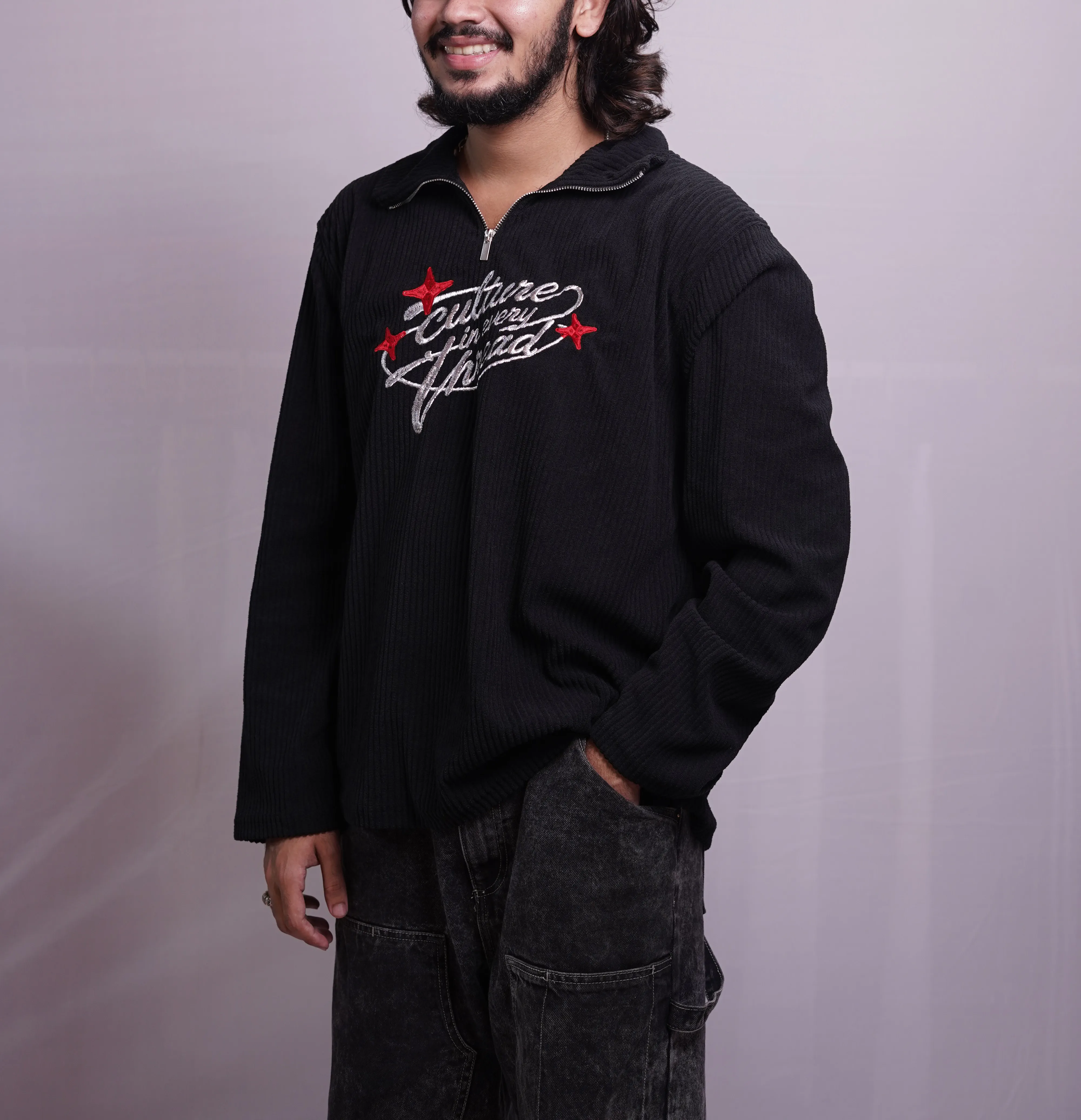 CULTURE HI NECK BLACK, photo 1 of 3