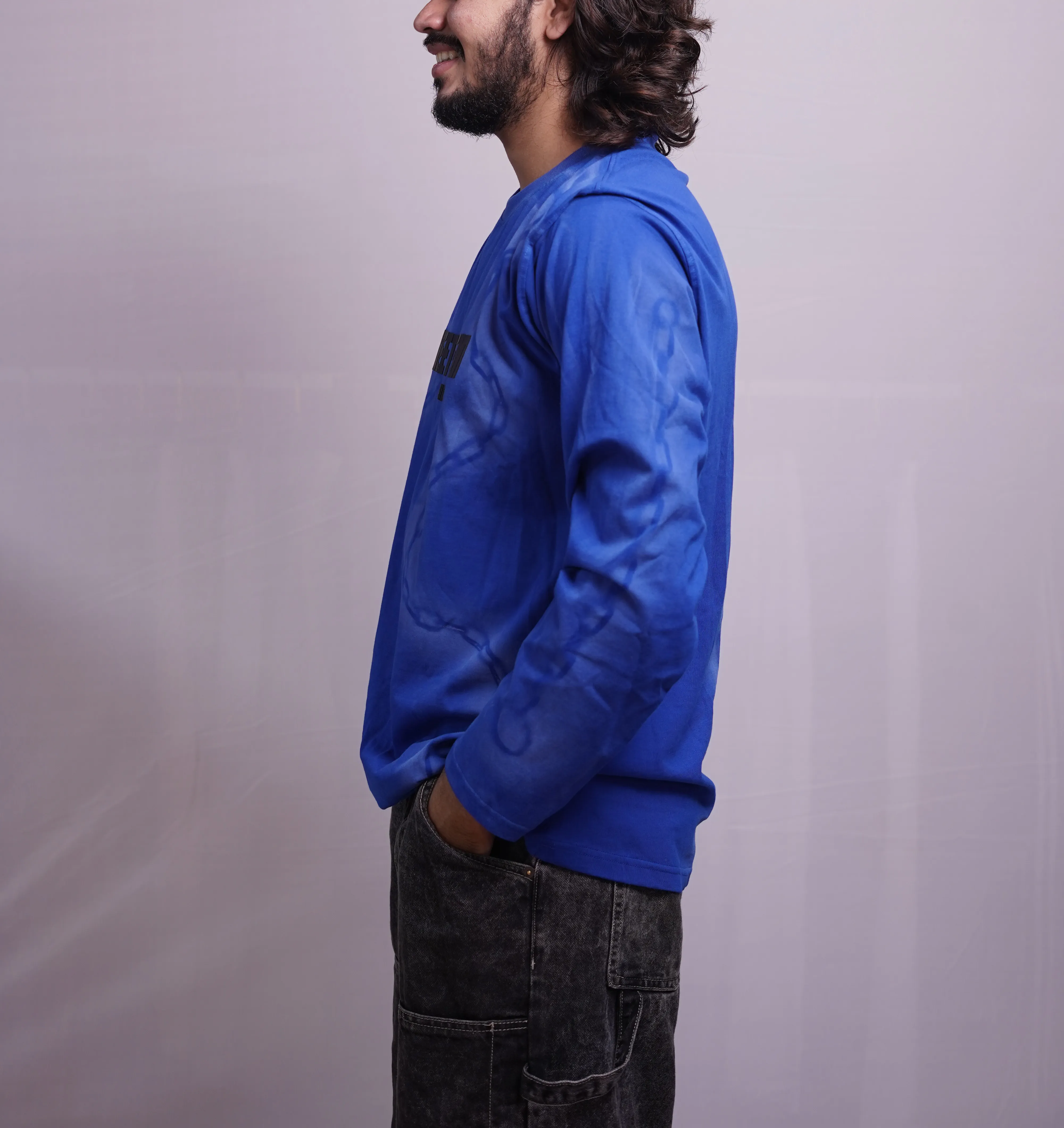 BLUE CHAIN WASH FULLSLEEVE TEES, photo 3 of 4