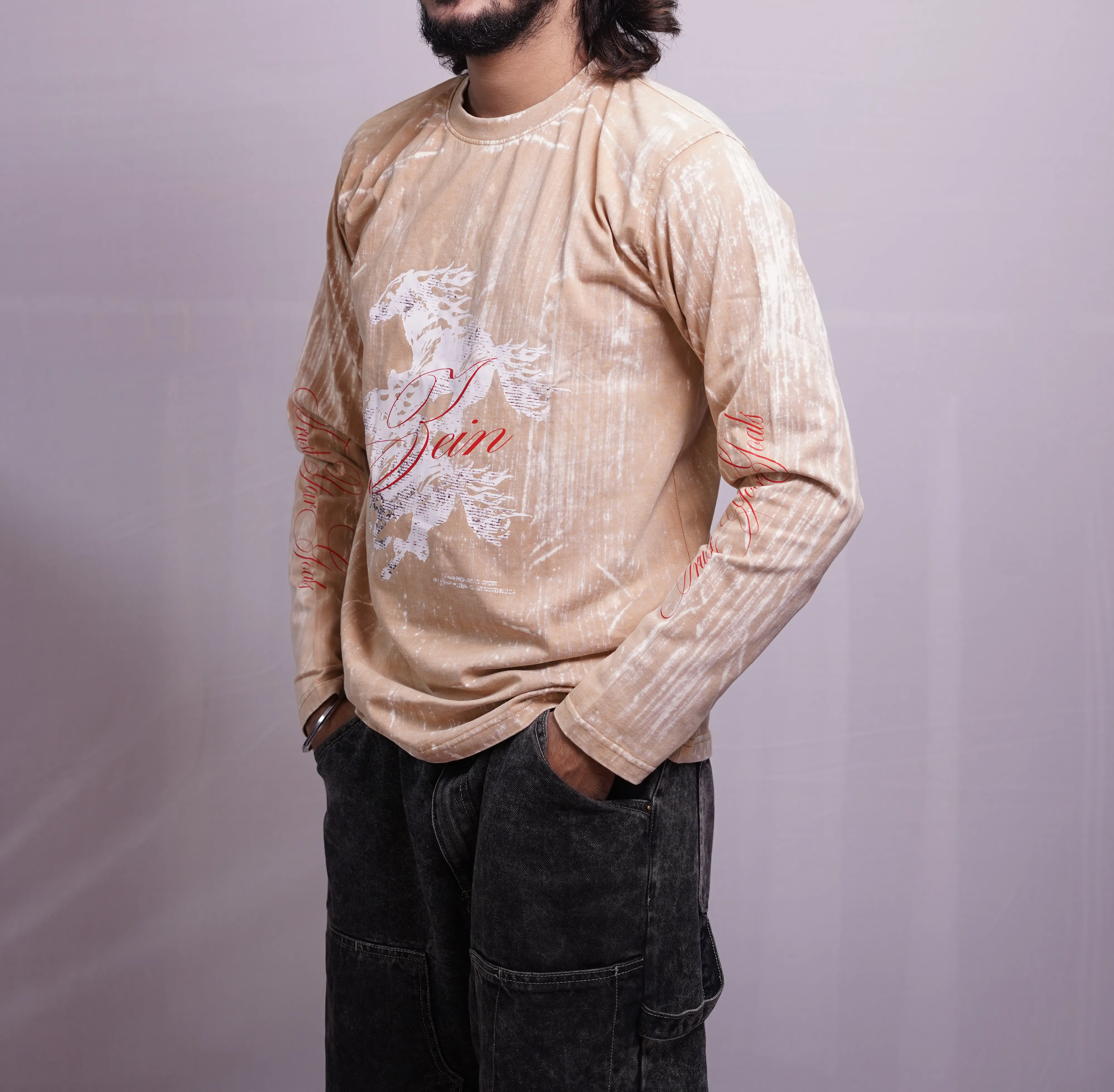 SEPIA SANDAL ACID WASH FULLSLEEVE, photo 1 of 4