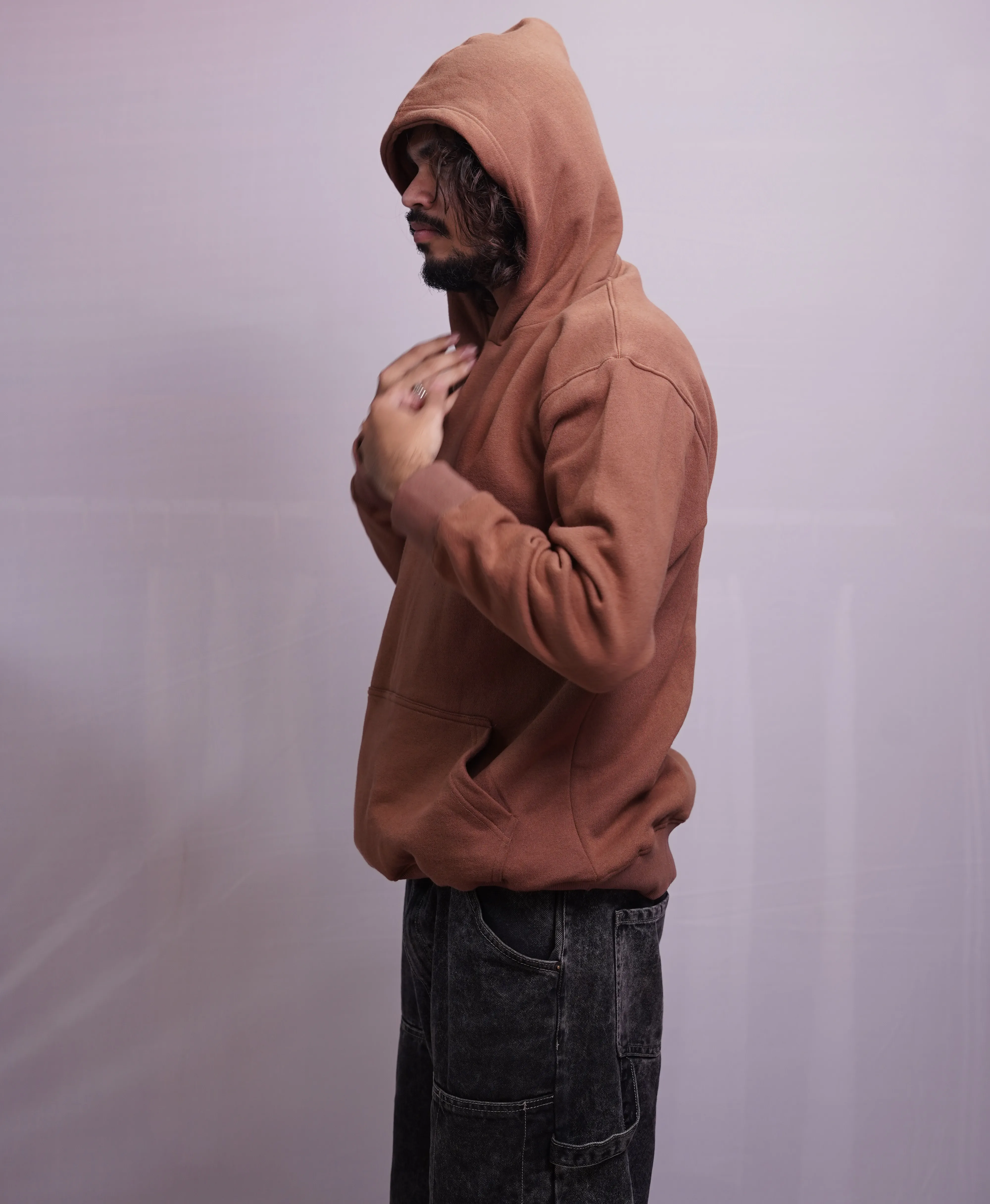 caramel oversized hoodie, photo 4 of 4