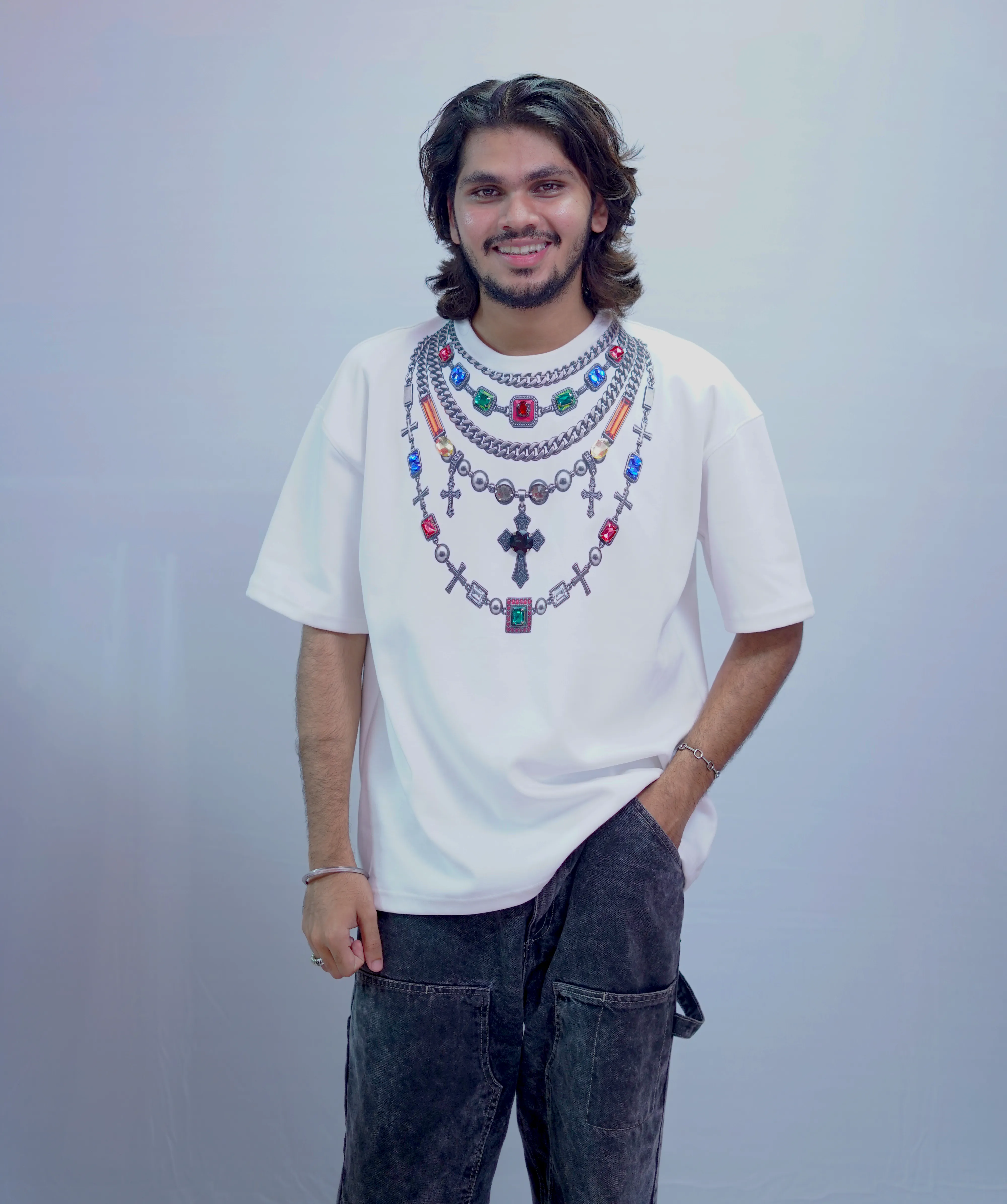 CHROMEHEART WHITE AARI TEES
