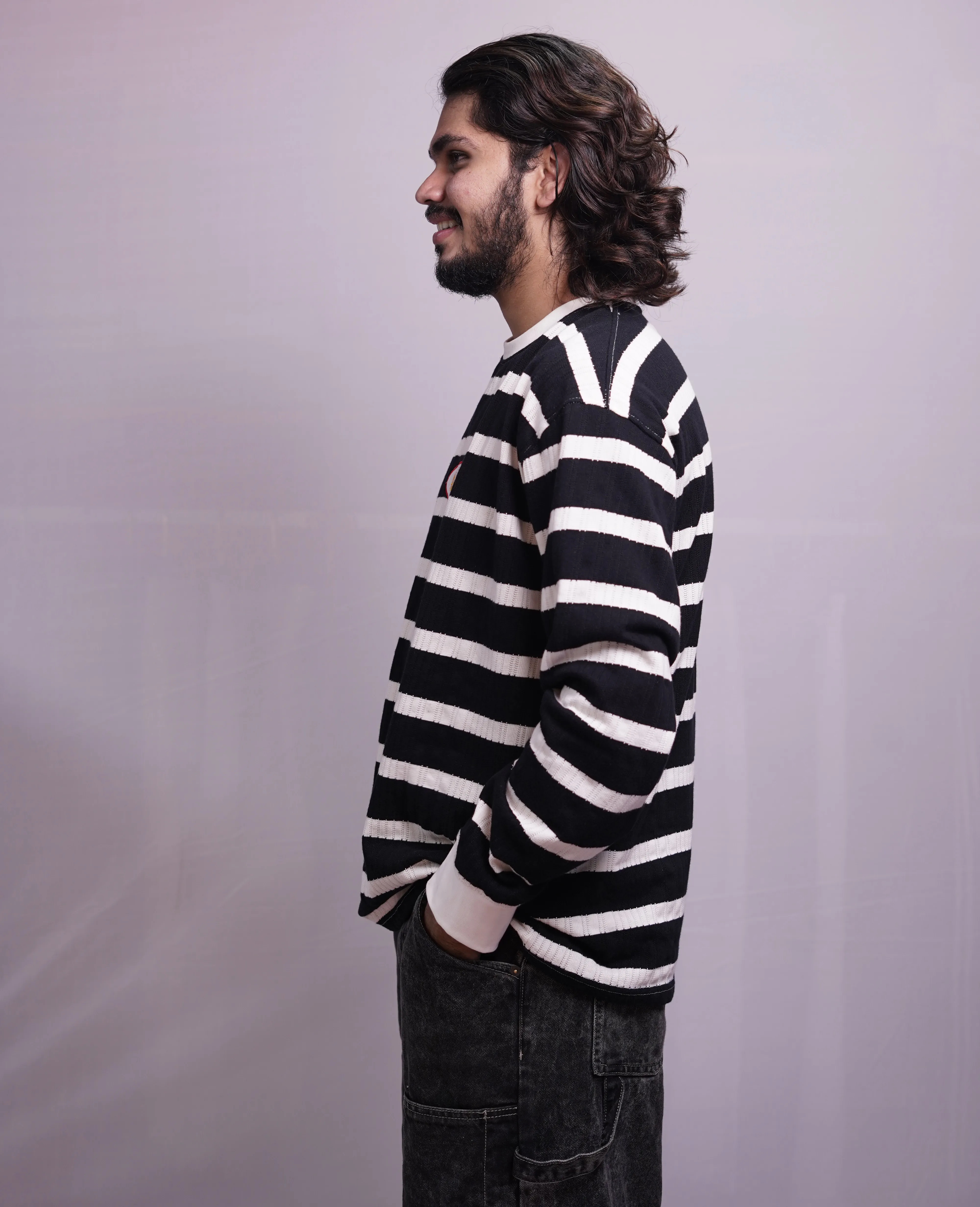 ZET BLACK FULLSLEEVE TEES, photo 2 of 4