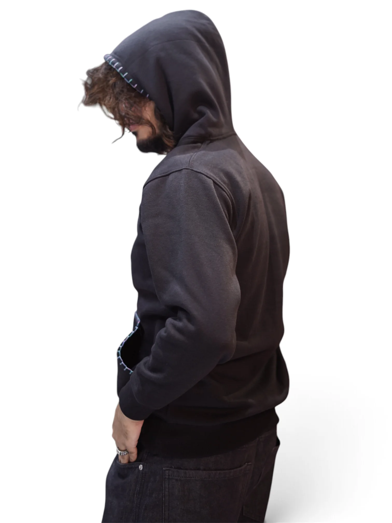 MIDNIGHT BLACK HOODIE, photo 2 of 3