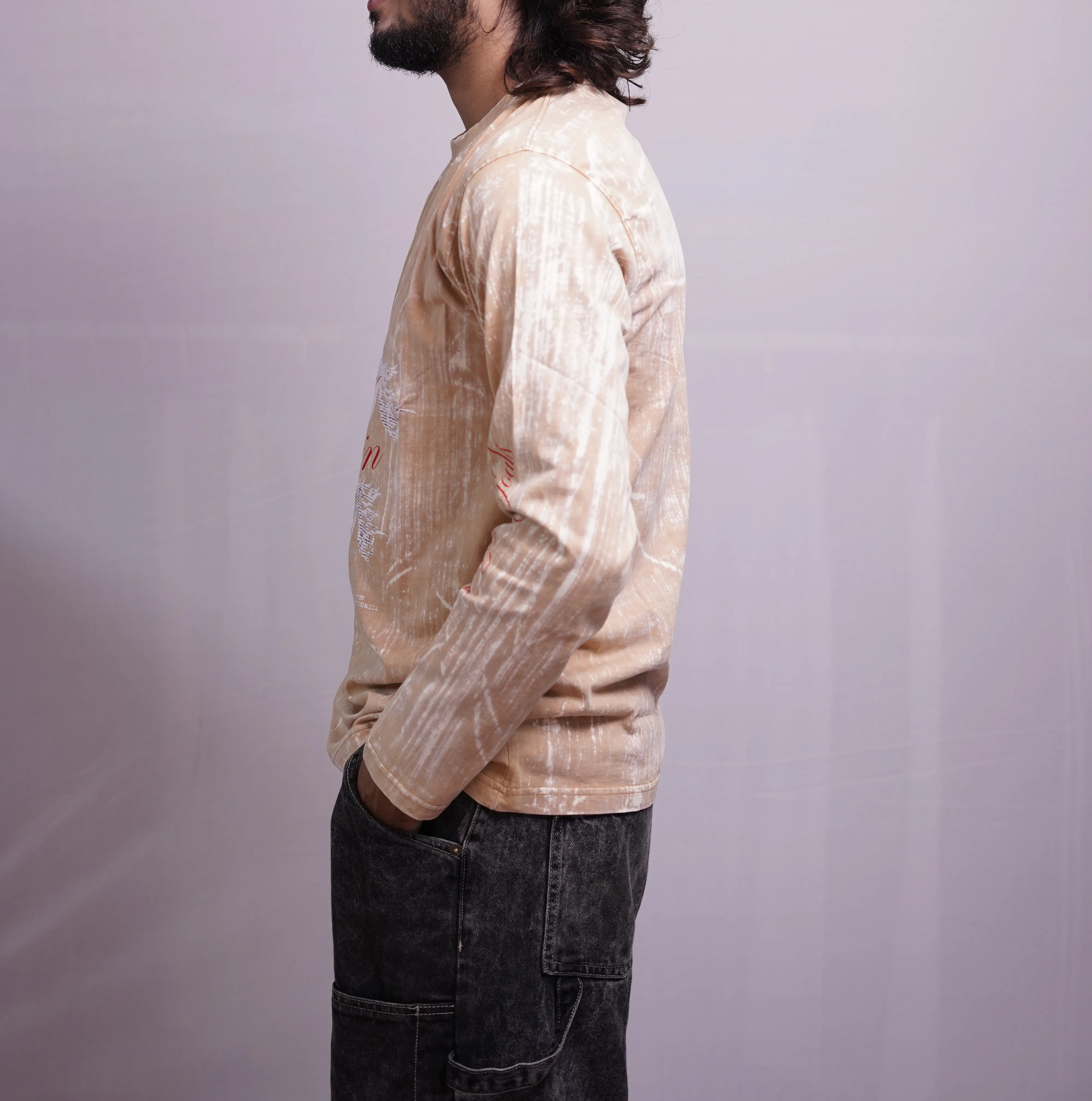 SEPIA SANDAL ACID WASH FULLSLEEVE, photo 3 of 4