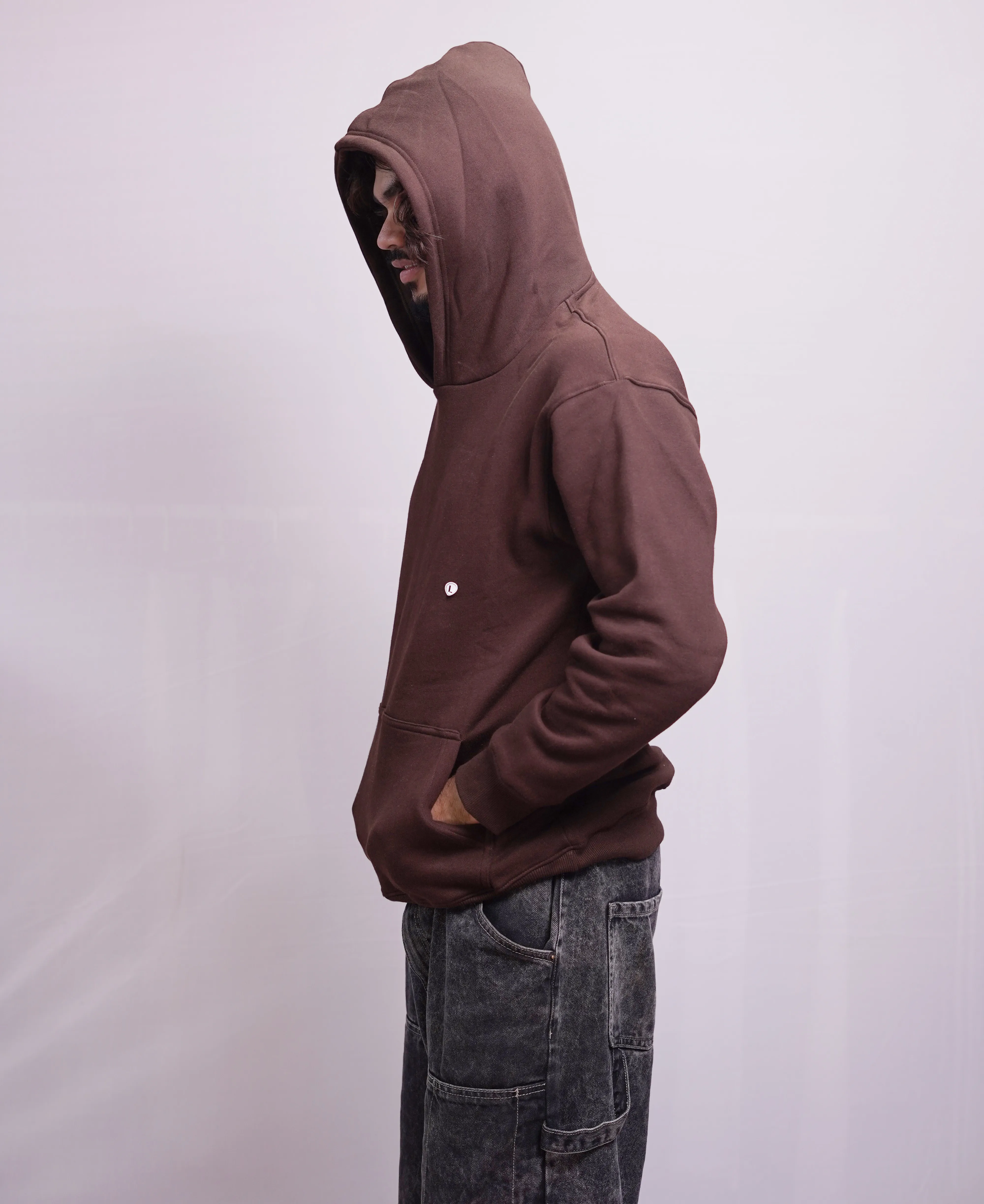 Brown oversized hoodie, photo 1 of 4