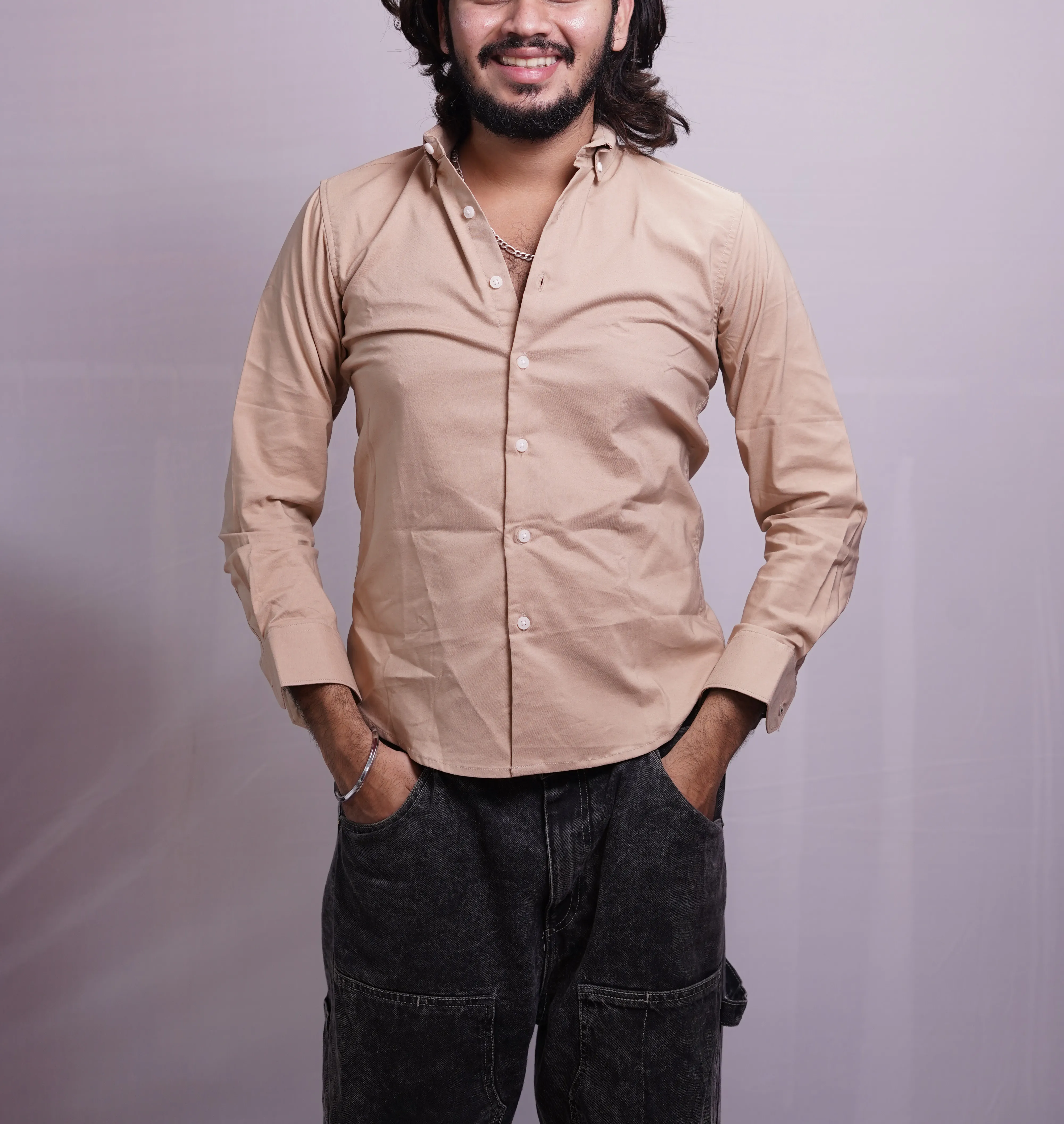 SANDAL LINEN PLAIN SHIRT, photo 2 of 4