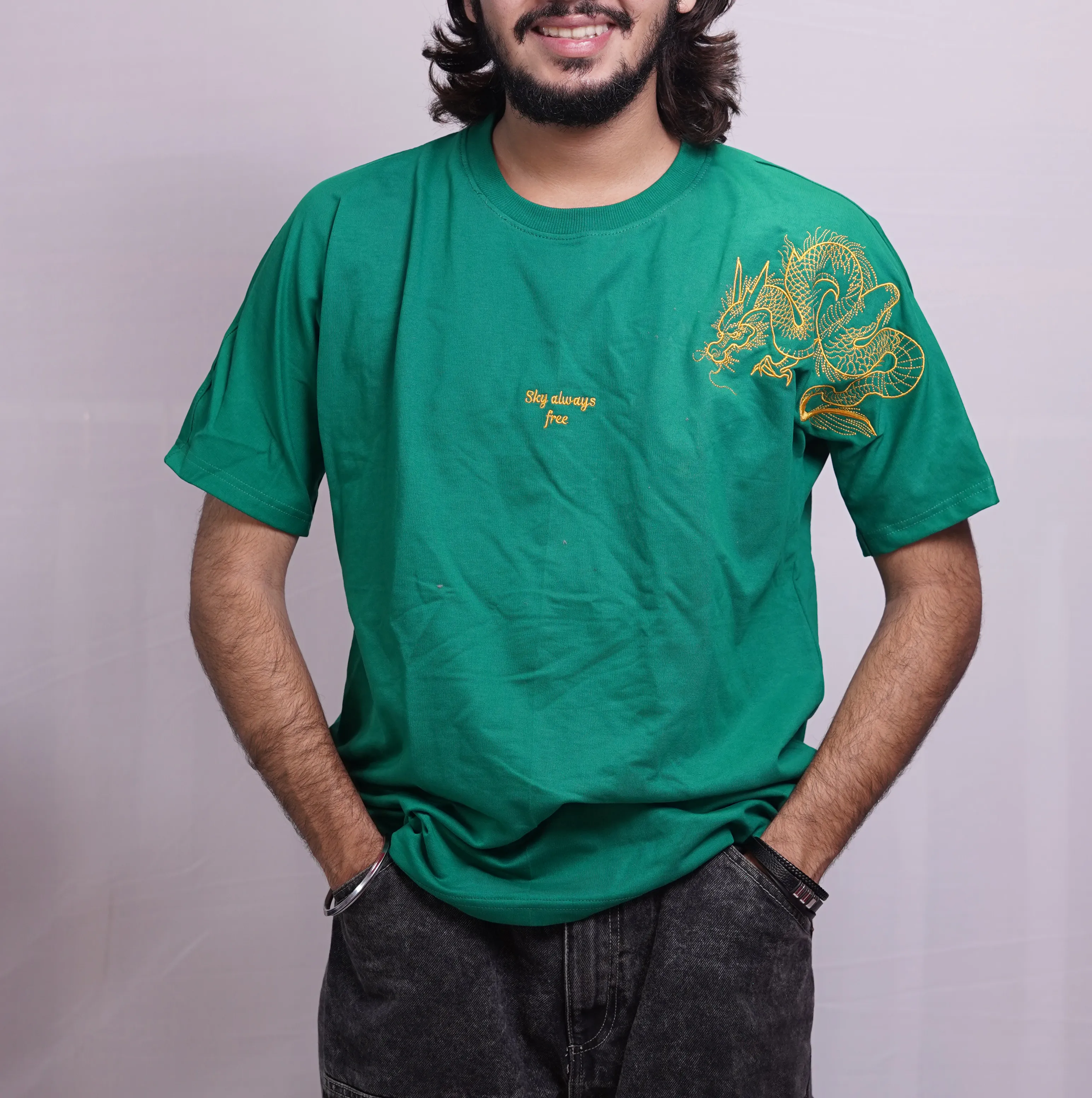 GREEN DRAGON EMBROIDERY TEES, photo 2 of 4