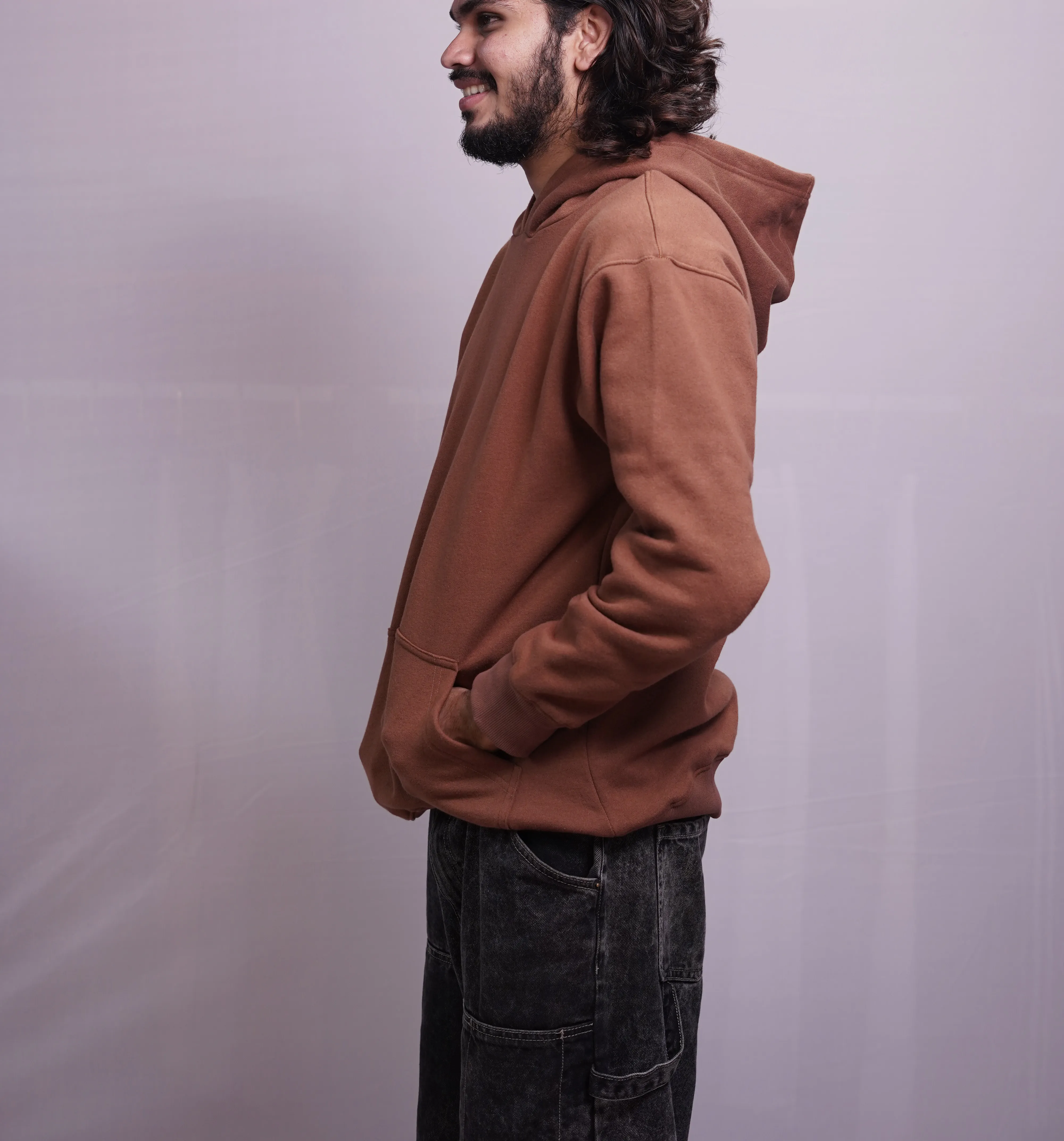 caramel oversized hoodie, photo 2 of 4