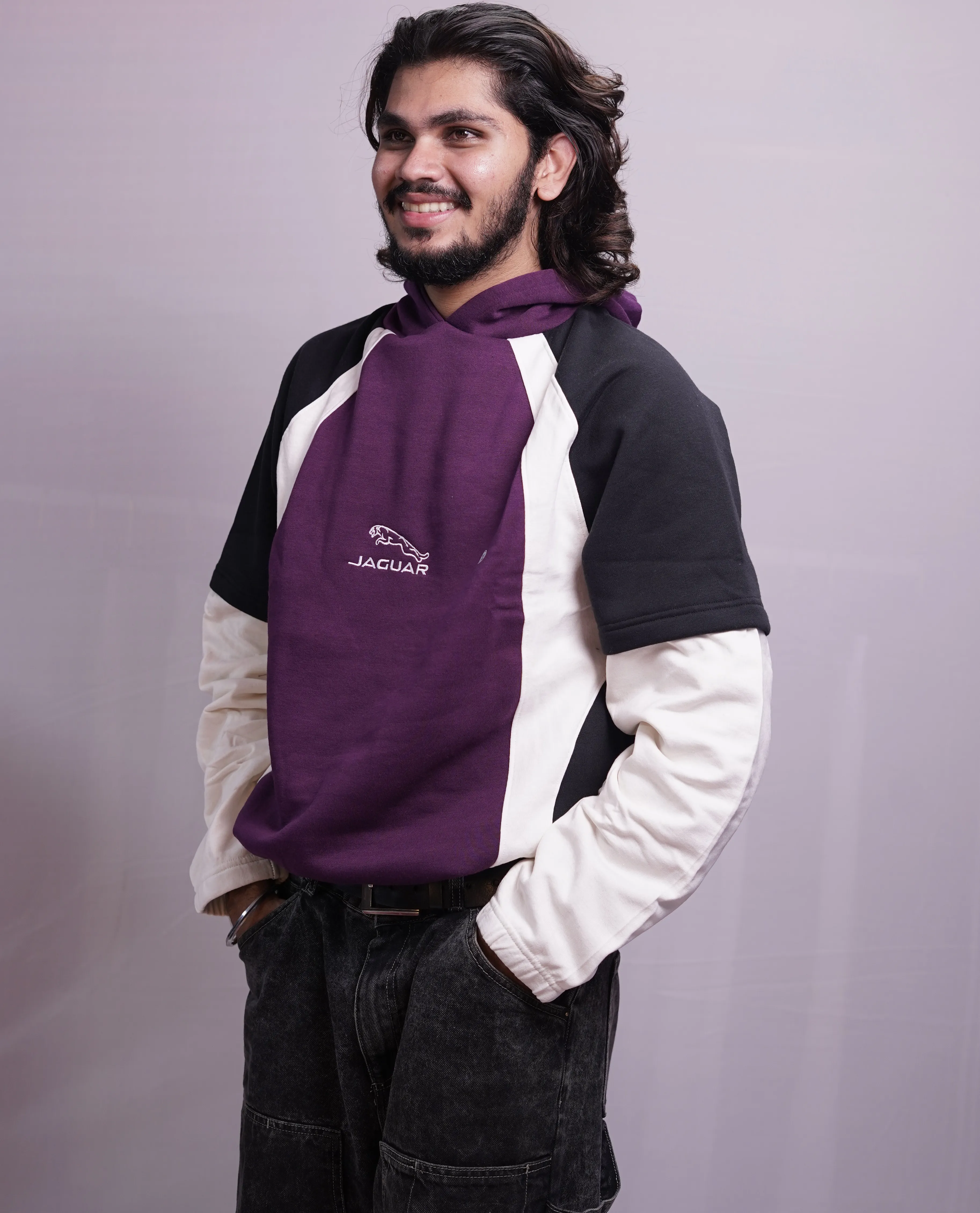 VIOLET DOCTORSLEEVE HOODIE, photo 1 of 3