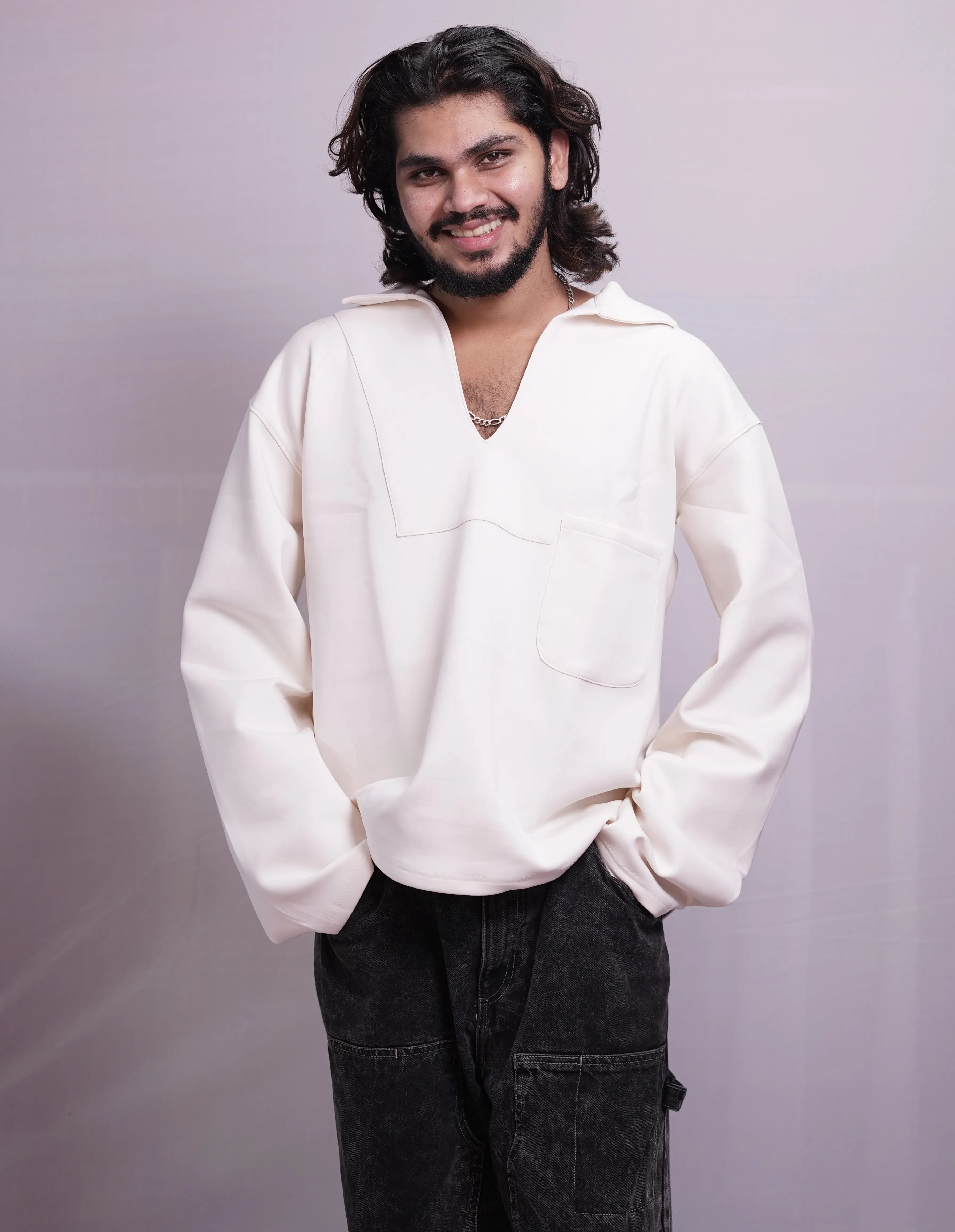 WHITE ENGLAND PULLOVER FIT, photo 2 of 3