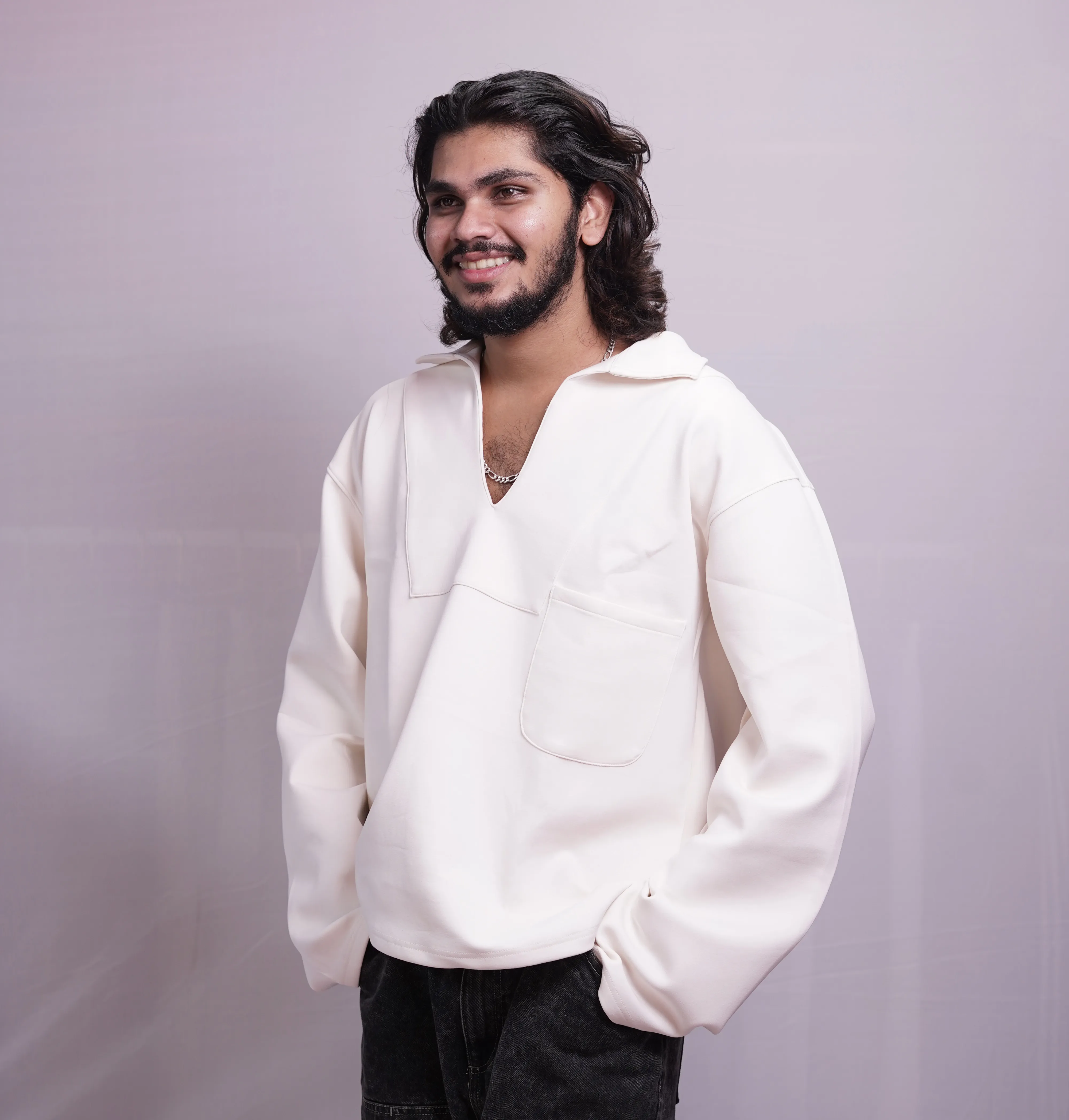 WHITE ENGLAND PULLOVER FIT, photo 1 of 3