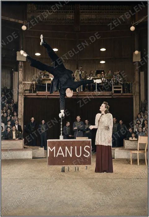 Akrobatiknummer „Manus“ im Münchner Circus Krone