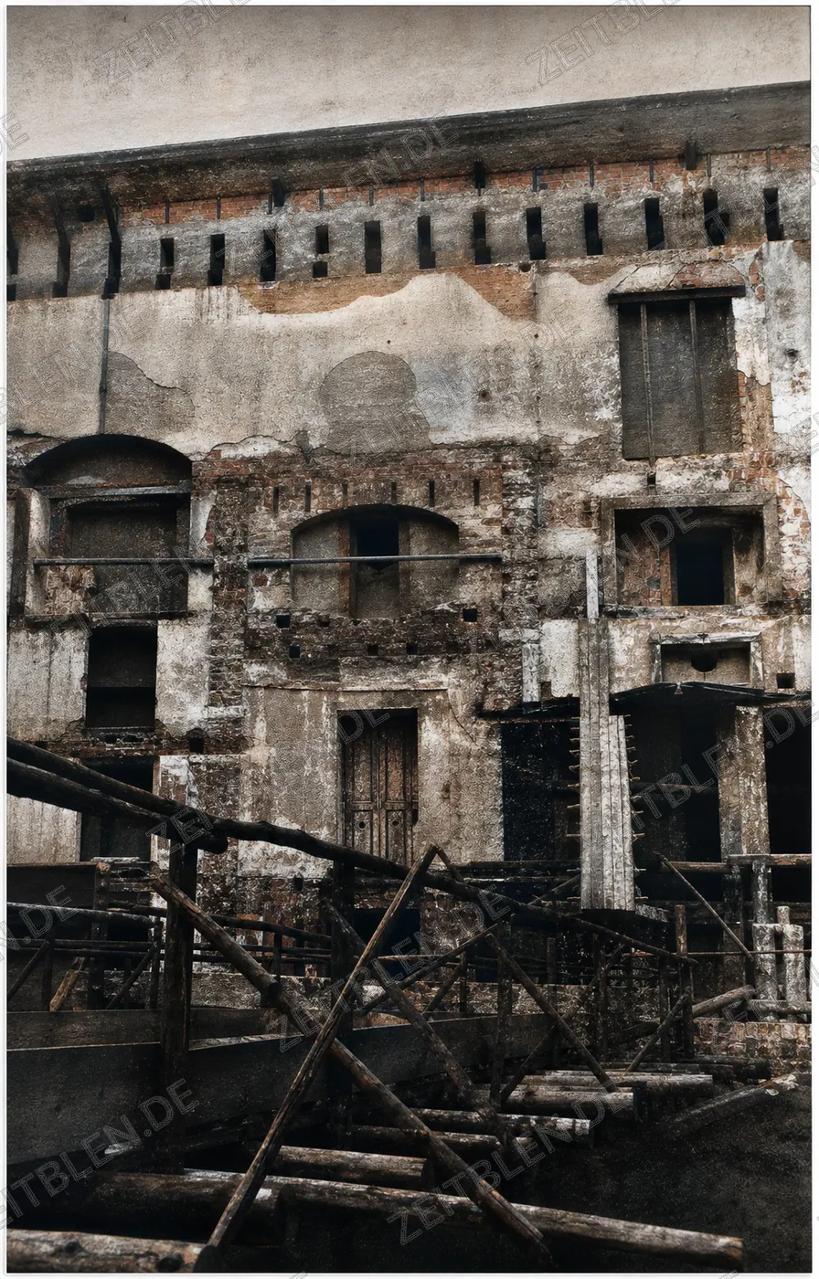 Ruine des Residenztheaters während des Wiederaufbaus