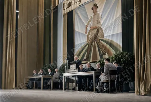 Bauernkundgebung in der Jubilee-Hall