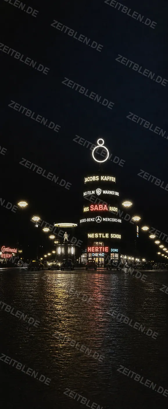 Abendstimmung am Stachus in München