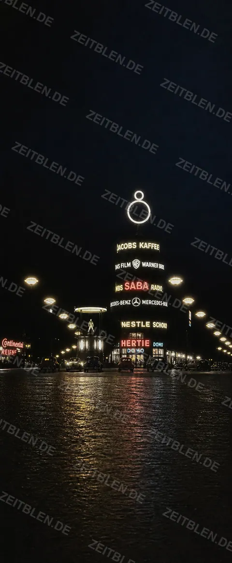Abendstimmung am Stachus in München