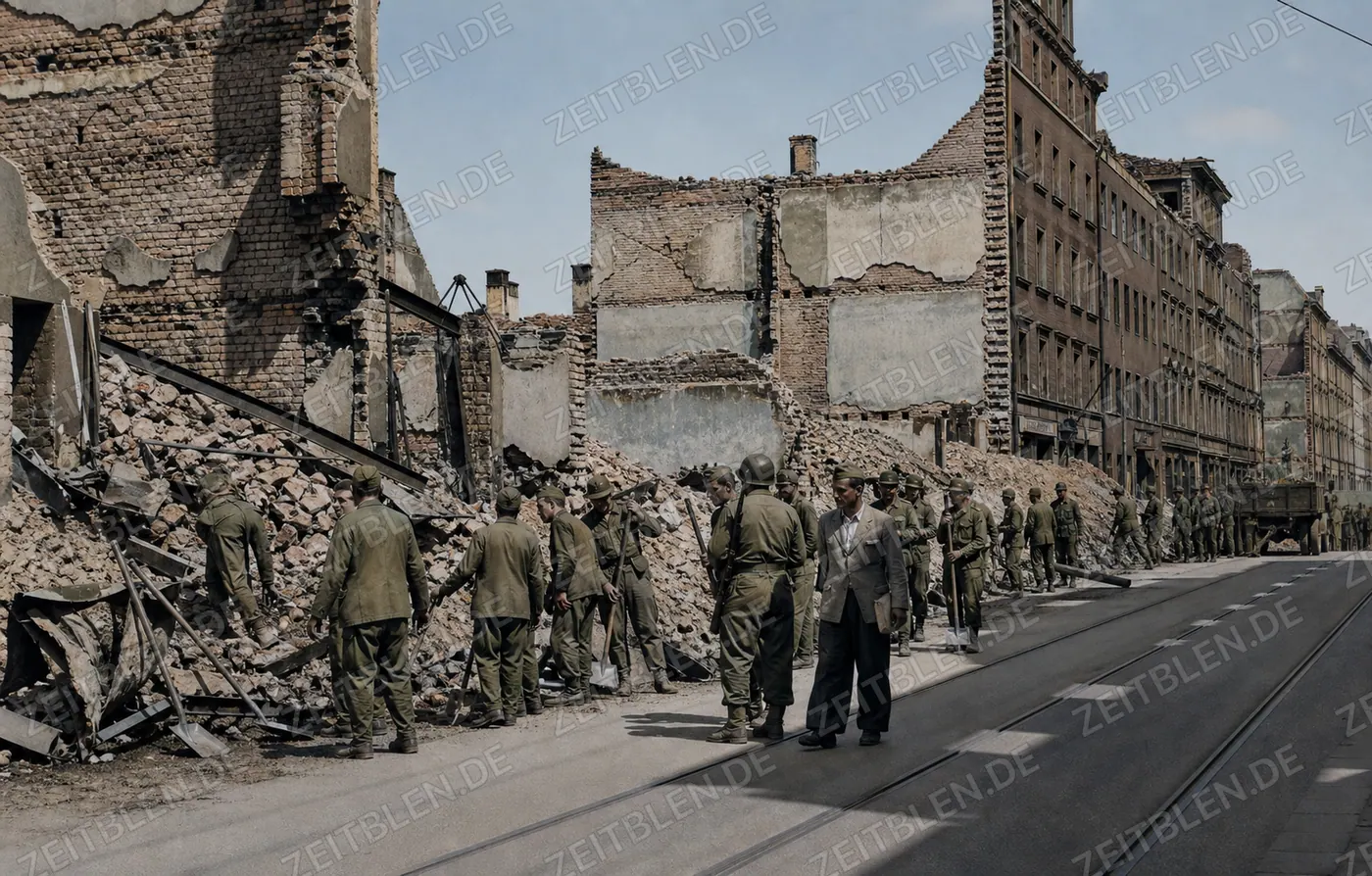München in Trümmern, 4. Juli 1945