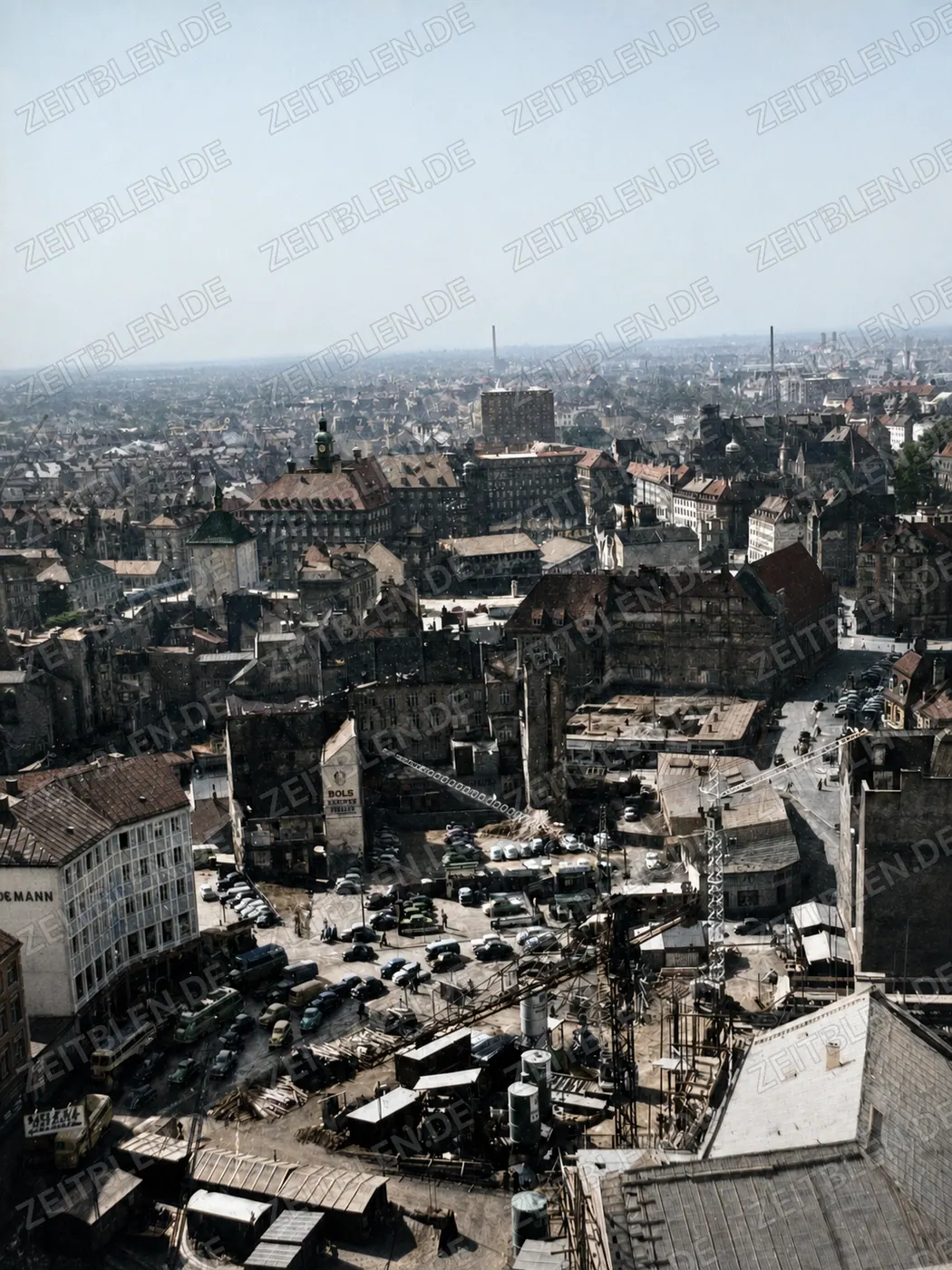 Blick über die Altstadt Richtung Rindermarkt