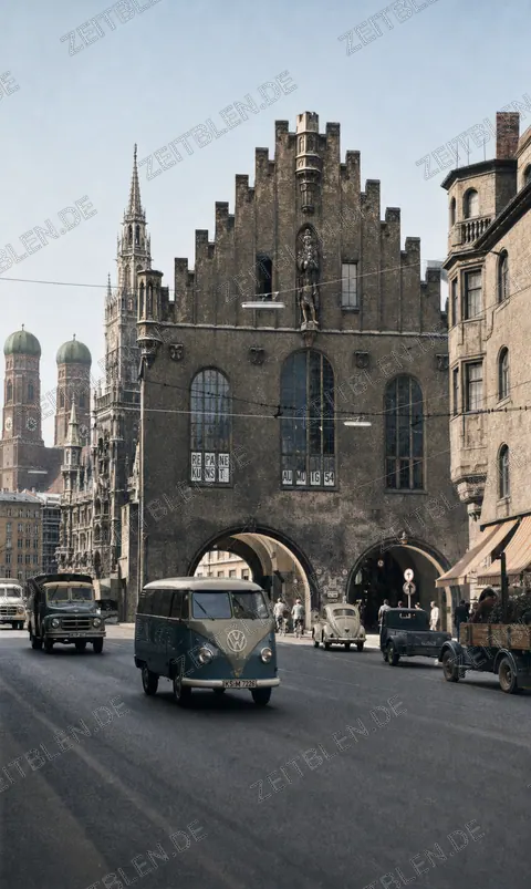 Blick vom Tal zum Alten Rathaus