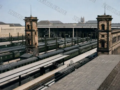 Blick über die Bahnsteige des Münchner Hauptbahnhofs