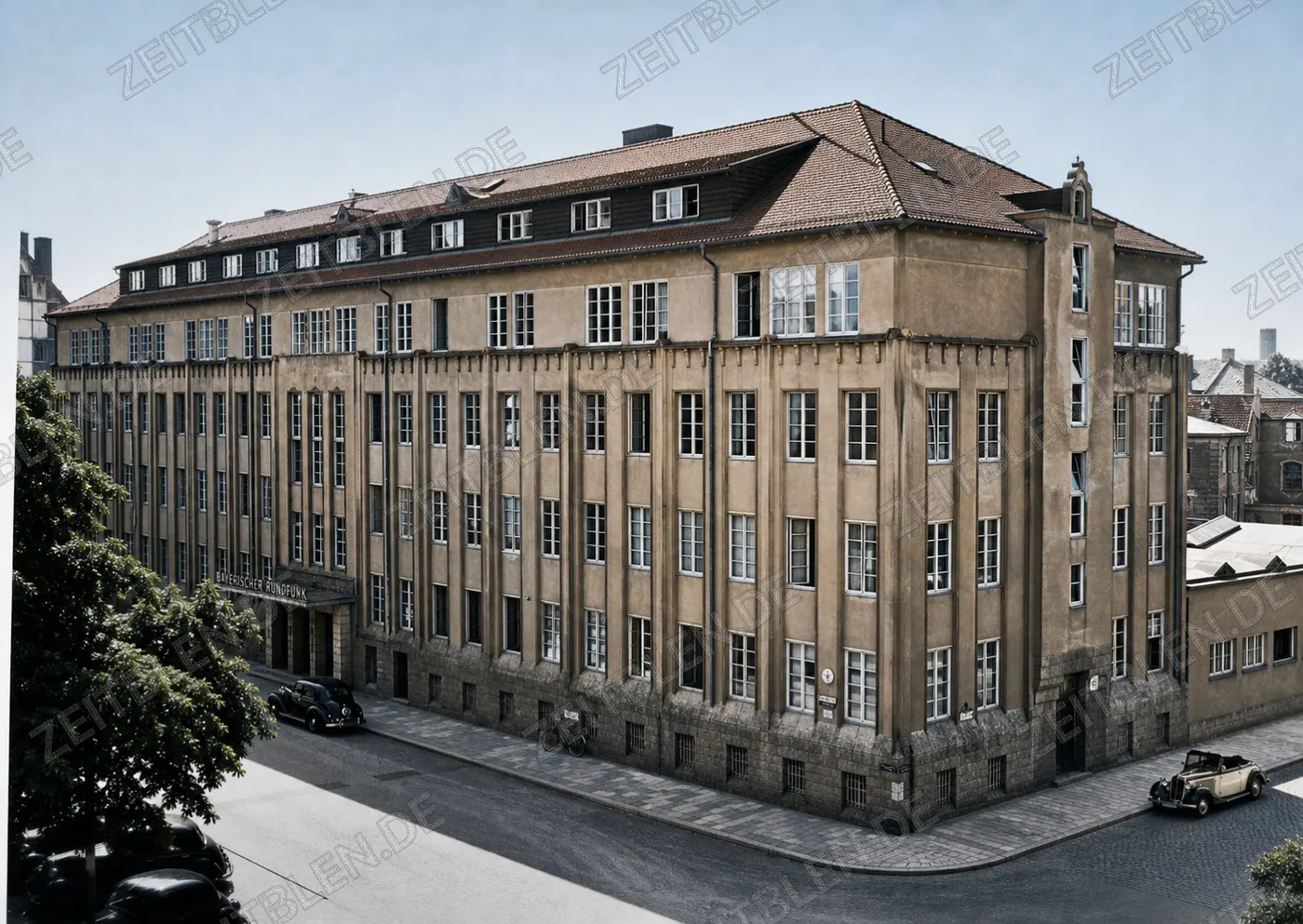 Gebäude des Bayerischen Rundfunks in München