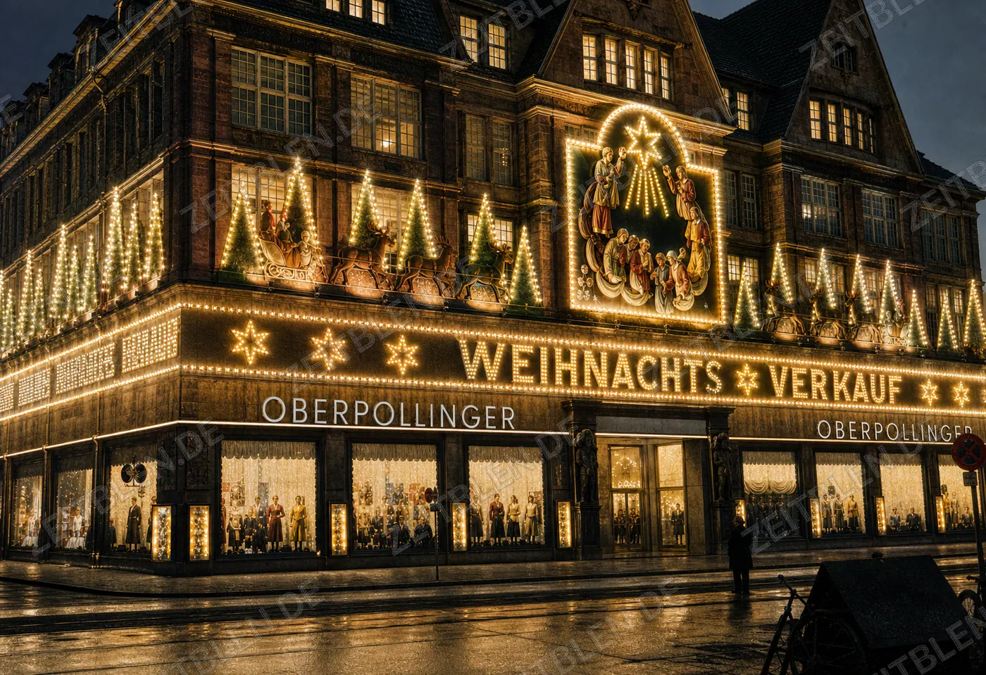 Weihnachtsverkauf bei Oberpollinger