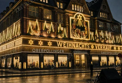 Weihnachtsverkauf bei Oberpollinger