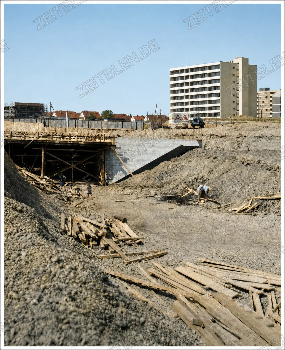 Baustelle der Parkstadt Bogenhausen