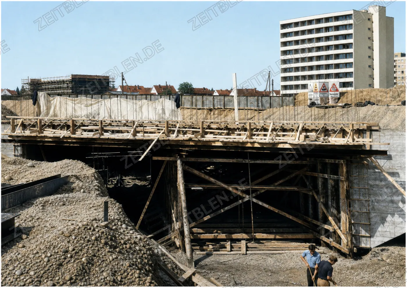 Baustelle der Parkstadt Bogenhausen