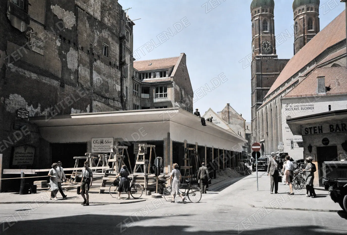 Wiederaufbau nahe der Münchner Frauenkirche