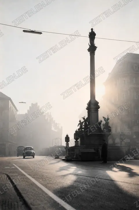 Mariensäule auf dem Münchner Marienplatz