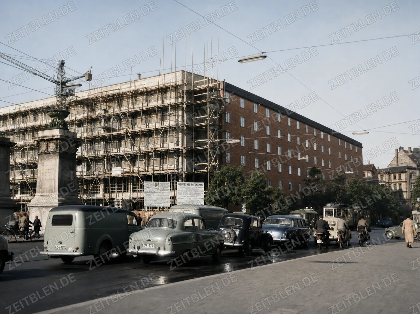 Baustelle des Deutschen Patentamts an der Zweibrückenstraße