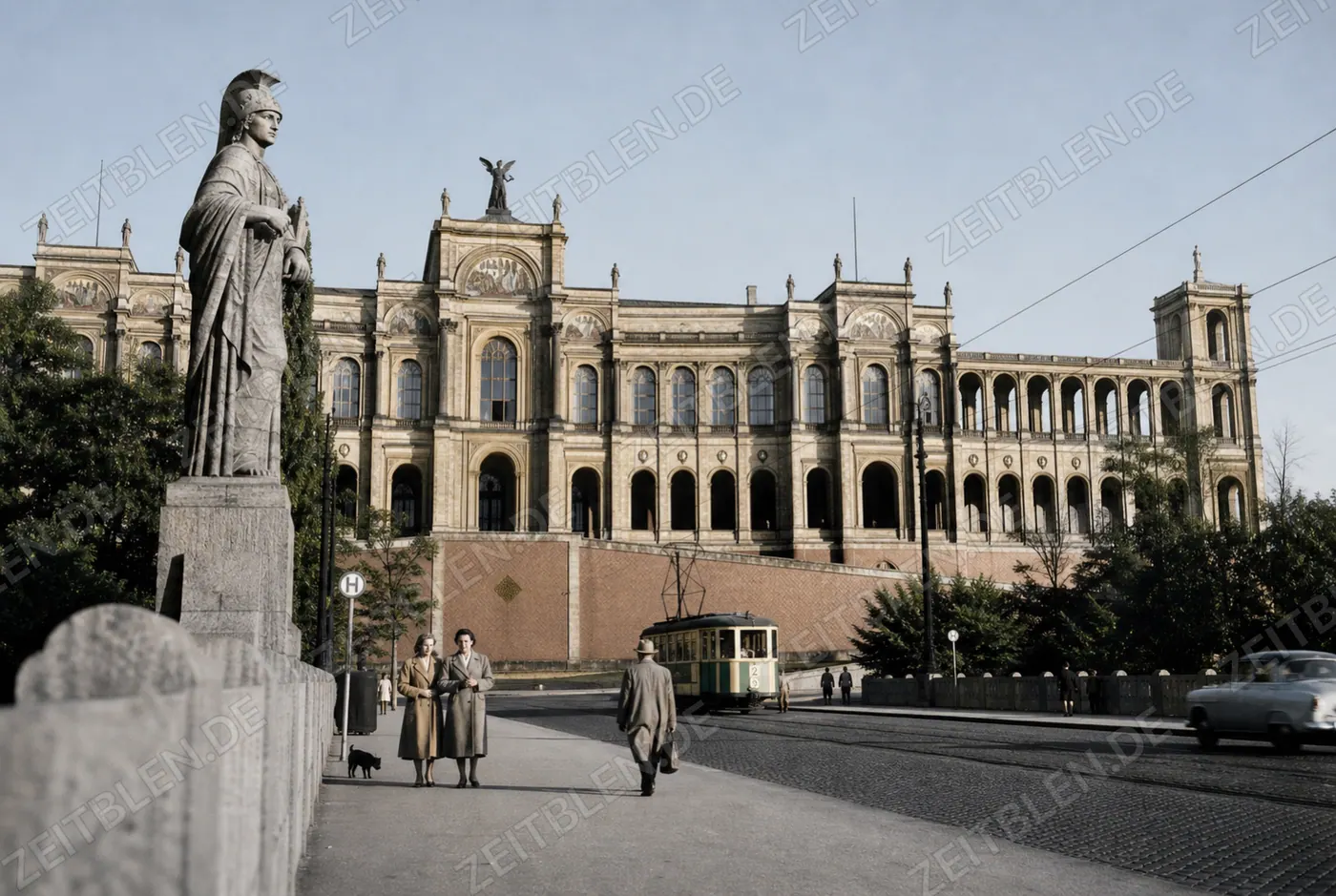 Maximilianeum mit Bayerischem Landtag in München