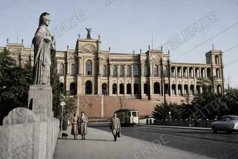 Maximilianeum mit Bayerischem Landtag in München