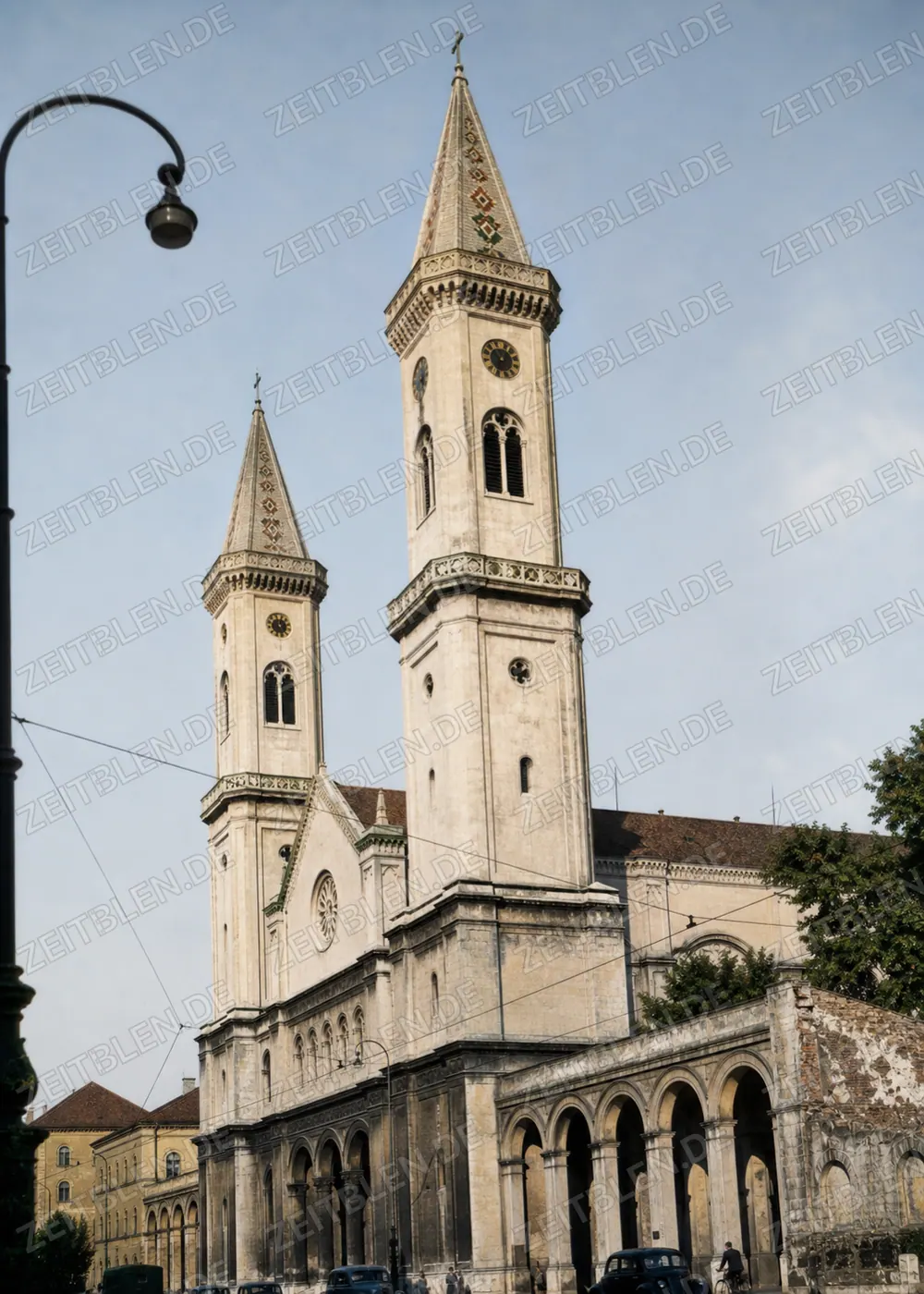 Ludwigskirche an der Ludwigstraße in München