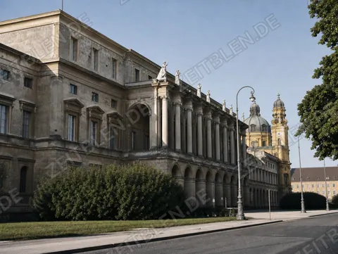 Münchner Residenz am Hofgarten mit Theatinerkirche