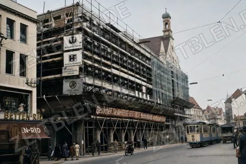 Baustelle an der Heilig-Geist-Kirche in München