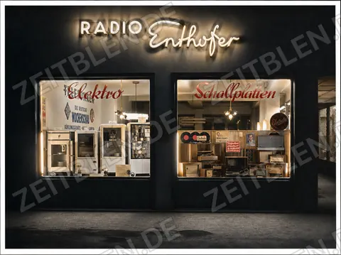Schaufenster von Radio Enthofer