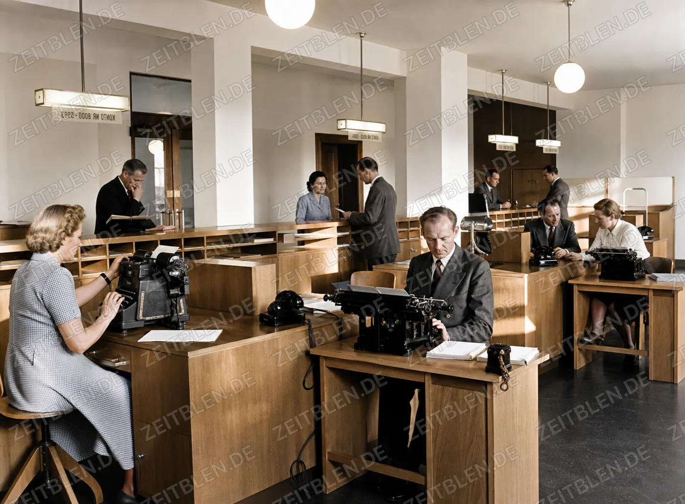 Büro der Kreditvermittlung in der Sonnenstraße