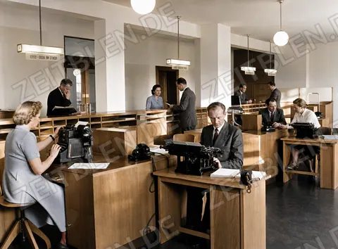 Büro der Kreditvermittlung in der Sonnenstraße
