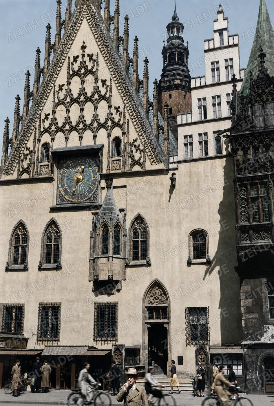 Altes Rathaus in Breslau