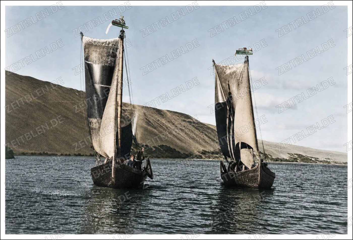 Fischerboote an der Kurischen Nehrung