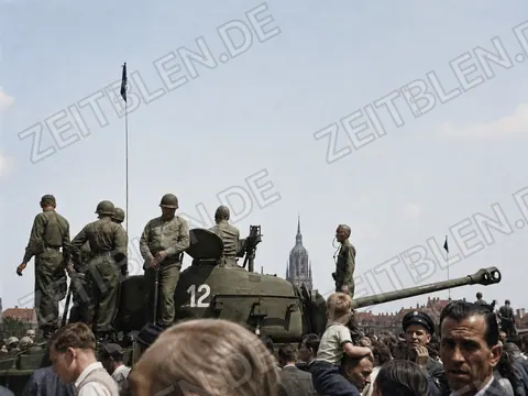 US-Truppenparade auf der Theresienwiese