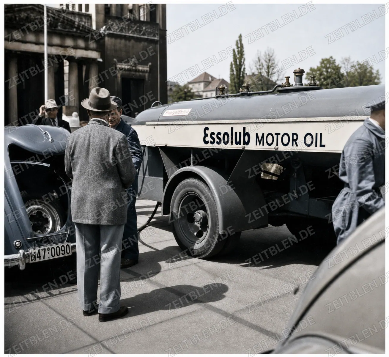Essolub-Tankwagen bei der Kriegsversehrten-Fahrt