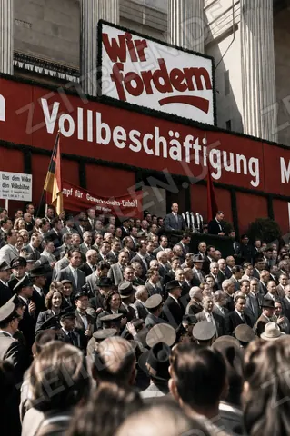 DGB-Maifeier auf dem Münchner Königsplatz