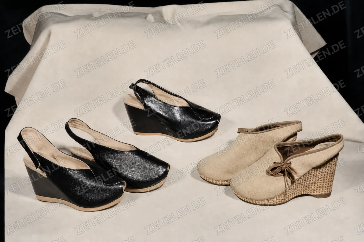 Fertige Damenschuhe aus sudetendeutscher Werkstatt in Bad Reichenhall