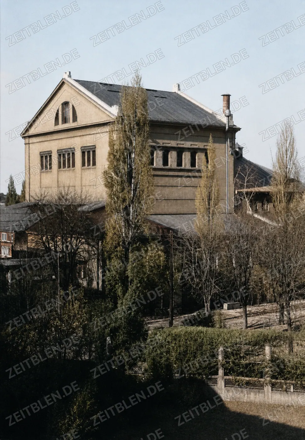 Außenansicht des Prinzregententheaters in München, Oktober 1946