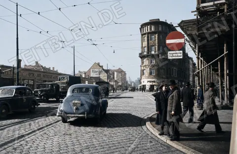 Münchner Straßenverkehr mit Straßenbahn-Ausnahme